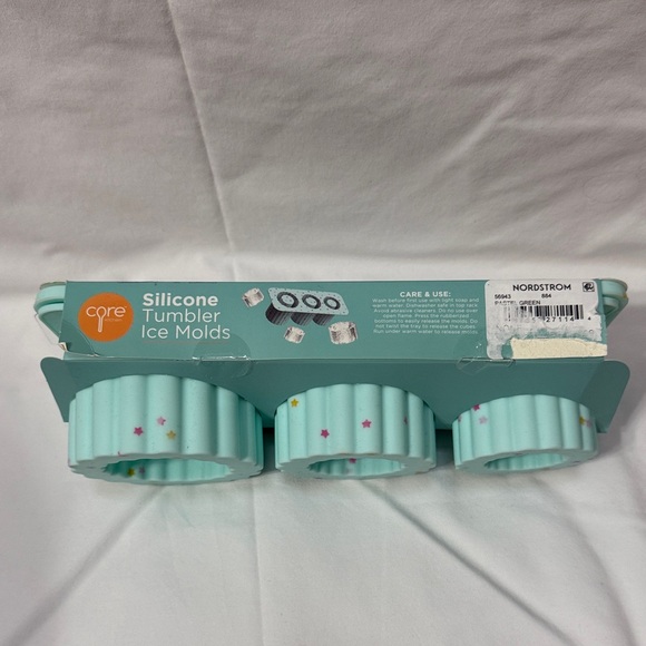 NWT Nordstrom - Core Kitchen Pastel Green Silicone Tumbler Ice Molds - 3 Sizes - Picture 4 of 6